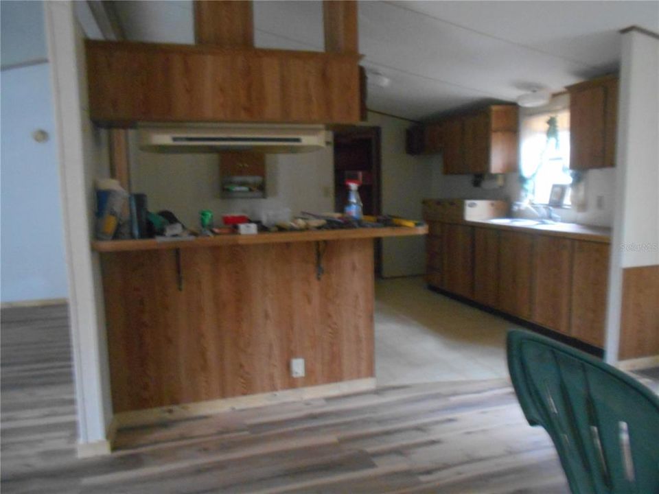 View from Dining to Kitchen