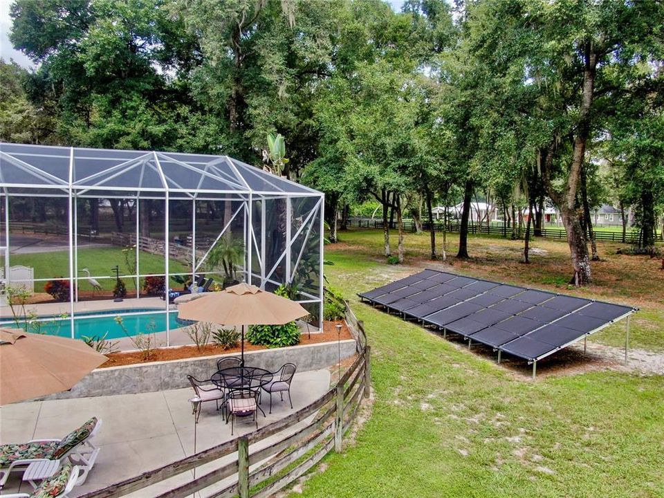 Solar Panels for the pool heating