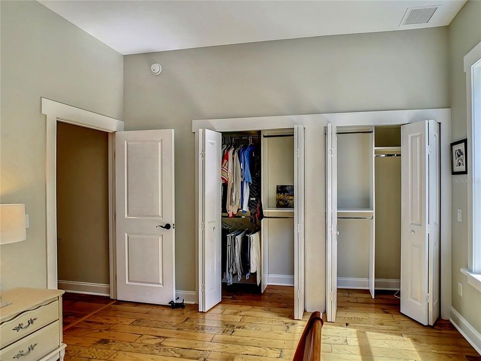 Custom Organizers in **all** bedroom closets