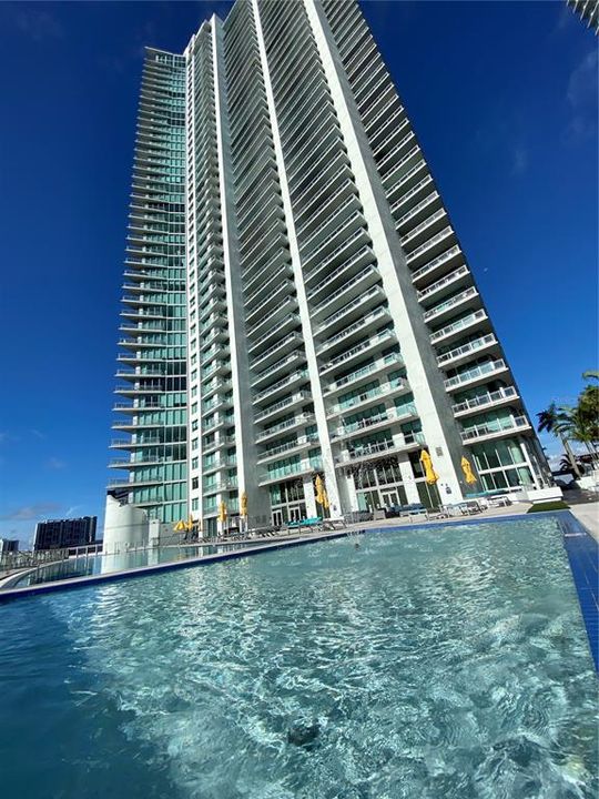 Pool Deck view of the MINT Building