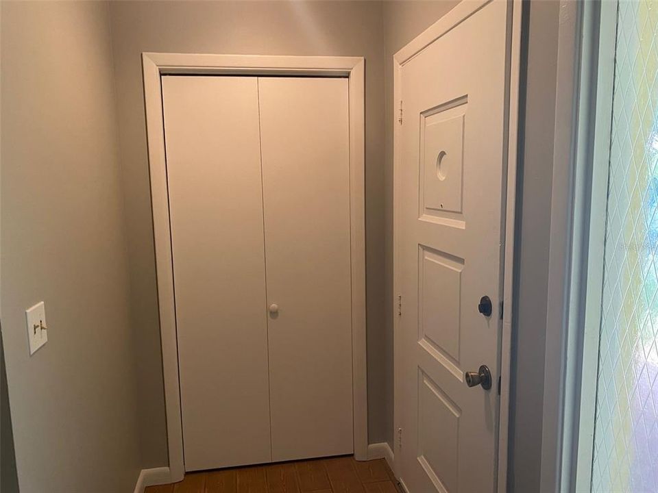 Entrance and Coat Closet