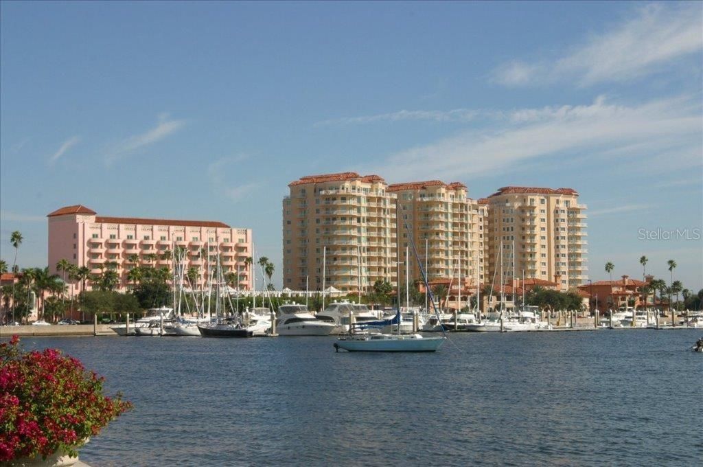 Distant view of the Vinoy condo towers, Unit 722 is in the middle building of the 3 towers shown.