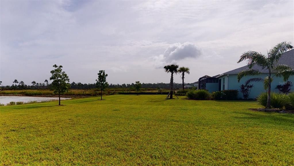 YARD AND LAKE VIEW