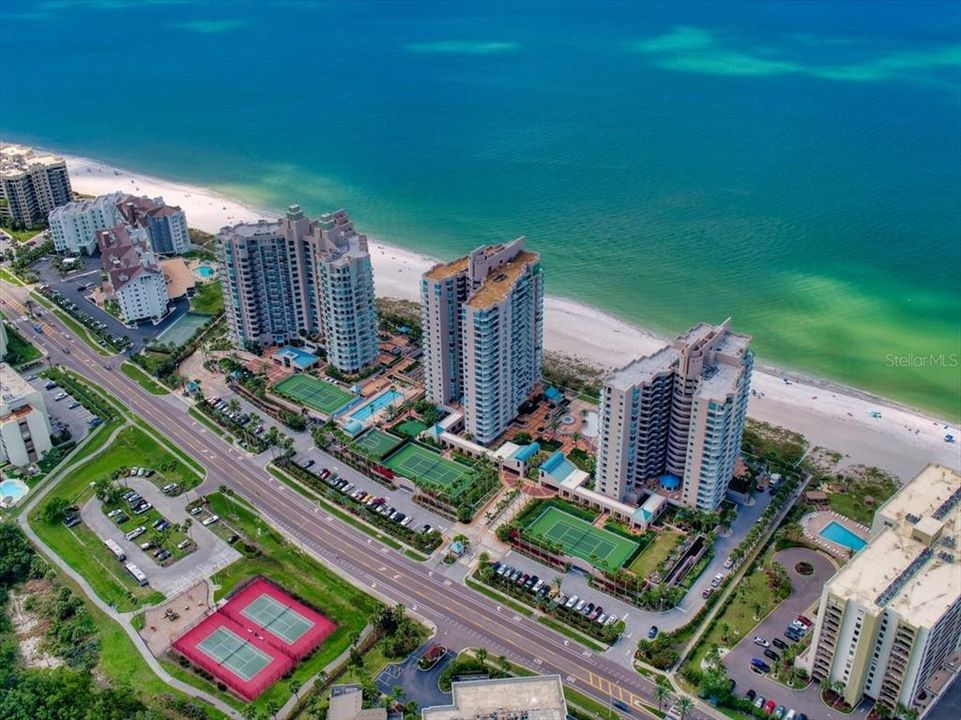 Ultimar, stunning homes in the resort like setting of your dreams!  Building One, Unit 303 is on the far right. The world class beach, tennis, basketball, pools, putting greens, fire pits give you endless opportunities for fun in the sun!