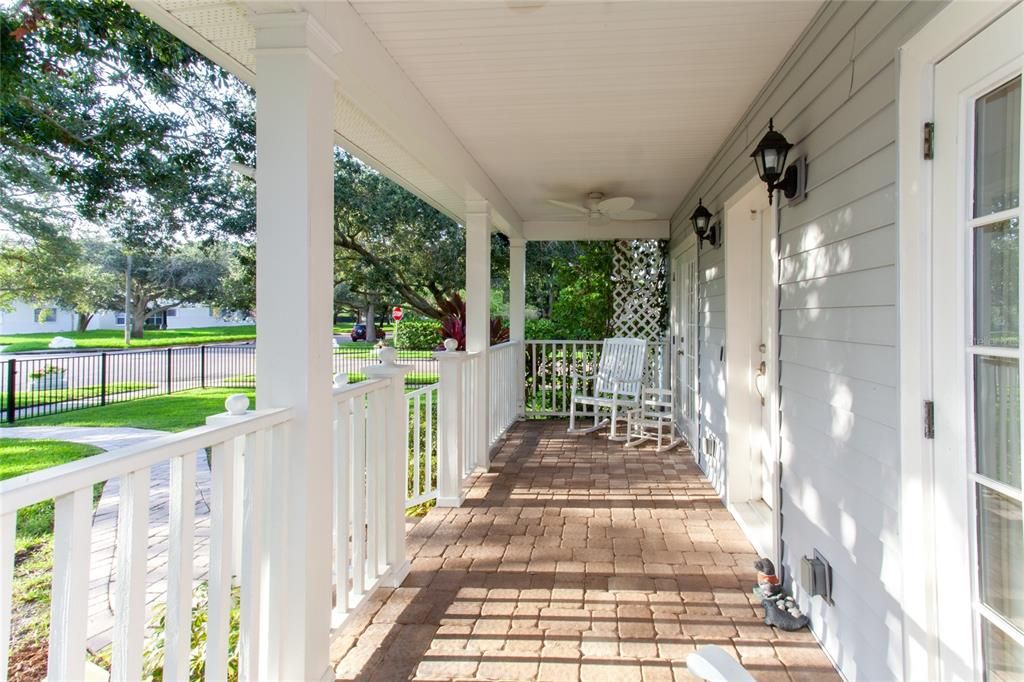 Lovely Covered Front Porch