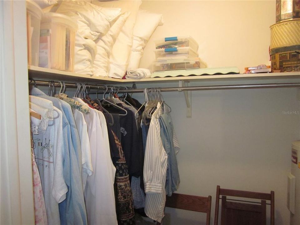 WALK-IN CLOSET IN BEDROOM