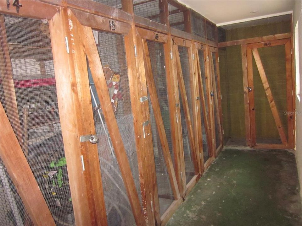 STORAGE SPACES ADJACENT TO LAUNDRY AREA.