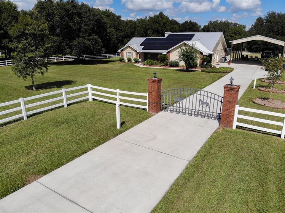 Private gate with sharable code and remote control