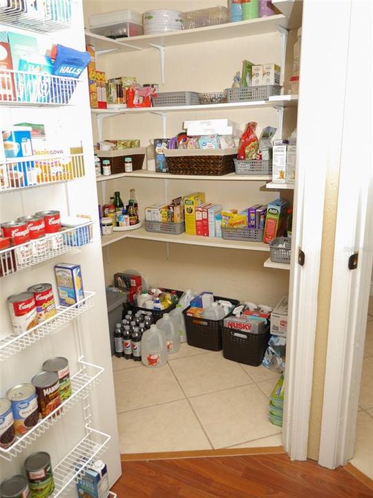 Practical walk in pantry