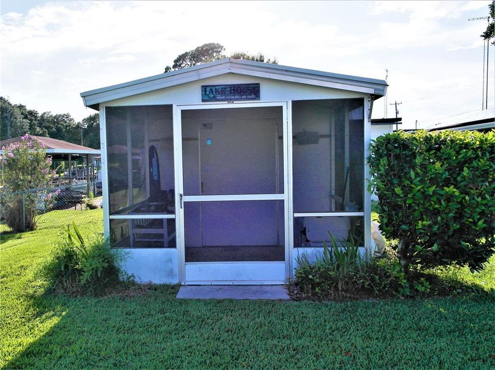 10x6 She-Shed With Screened Patio_121 Heather Lane, Lake Placid