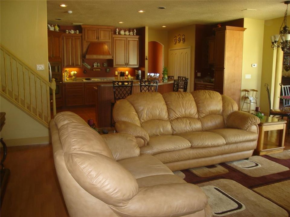 Family Room and Kitchen