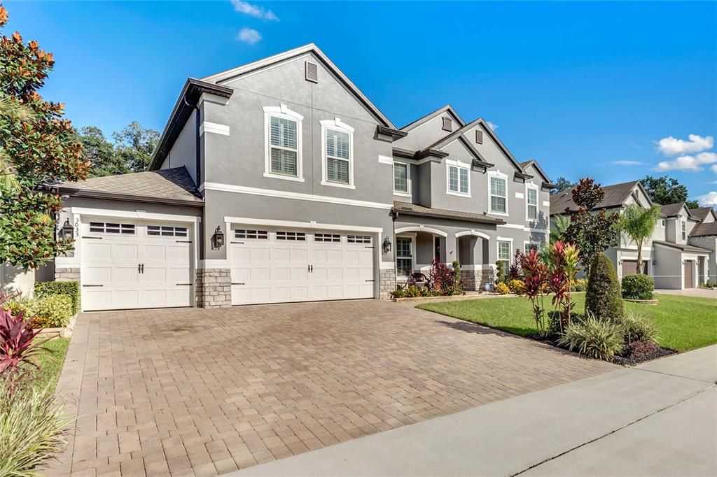 3-Car Garage w/ NEW Carriage Style Garage Doors