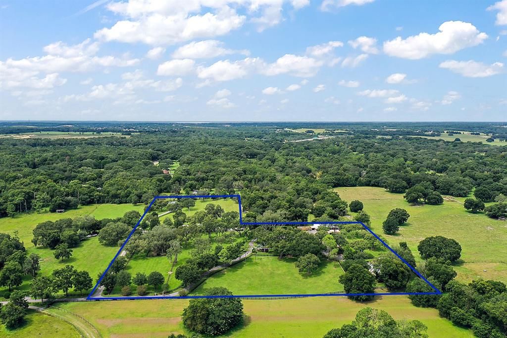 Aerial View of the 10-Acres - Hidden Hill Farm