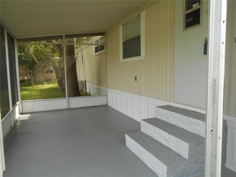 Screened porch for your outdoor living area!