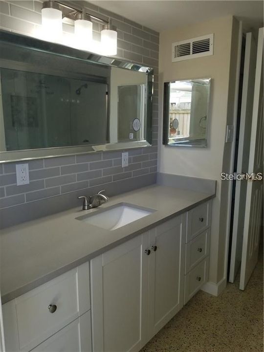unit #1 bathroom vanity