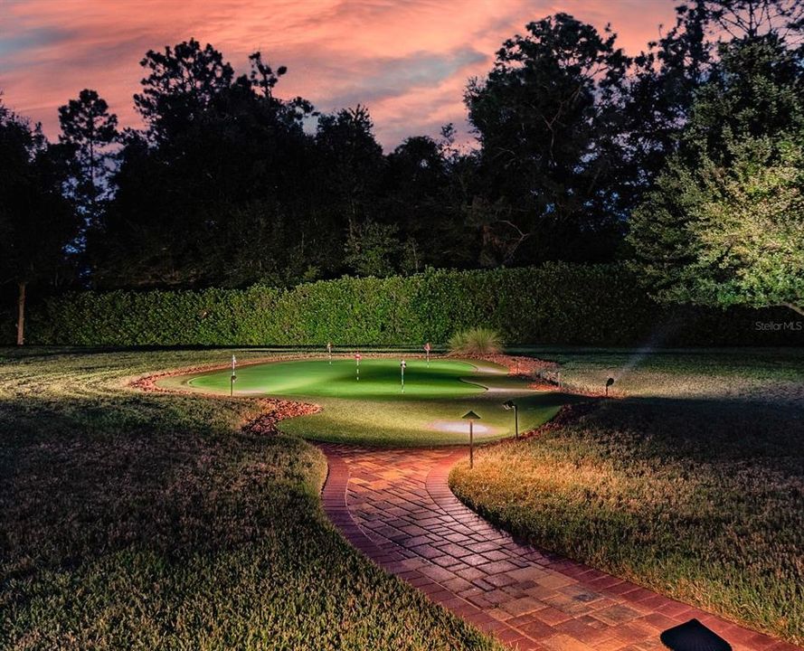 Lighted Putting Green