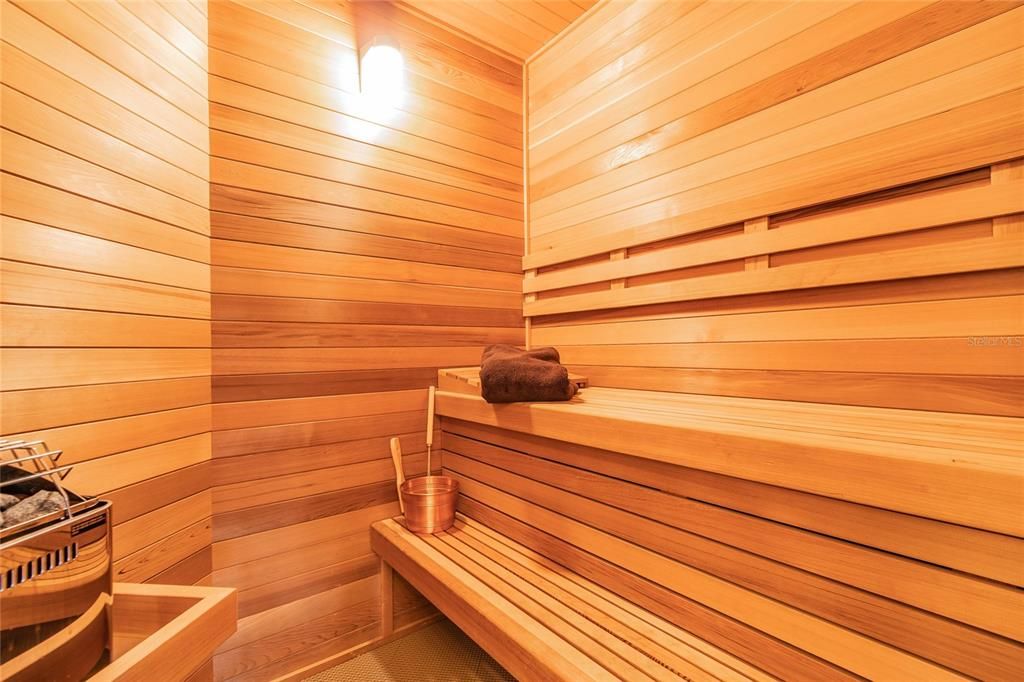Master Bathroom Dry Sauna