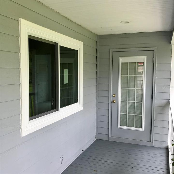 Front Porch Side Door