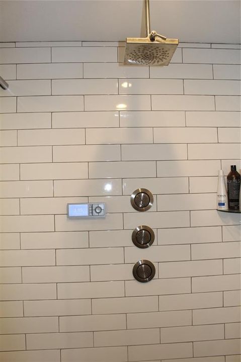 Automated shower with body spray and 2 shower heads