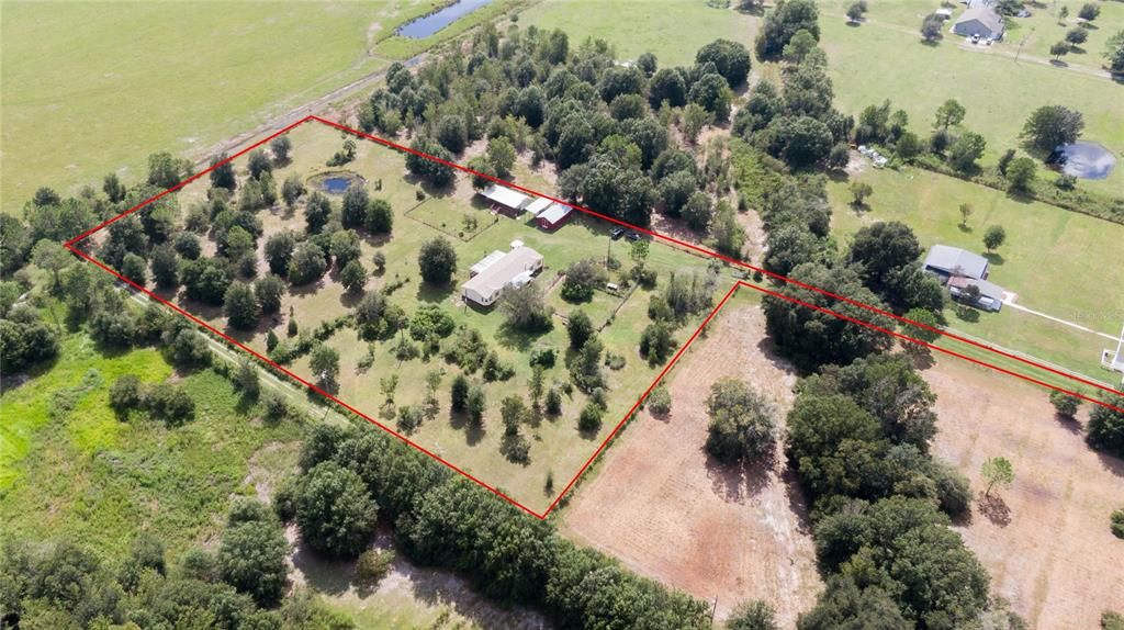 15215 Angus Road with 5.01 Acres of land!