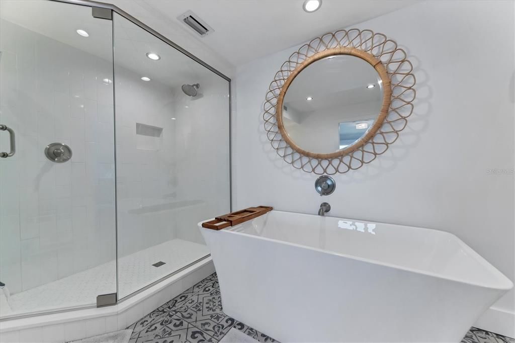 Large Soaking Tub and Separate Shower!