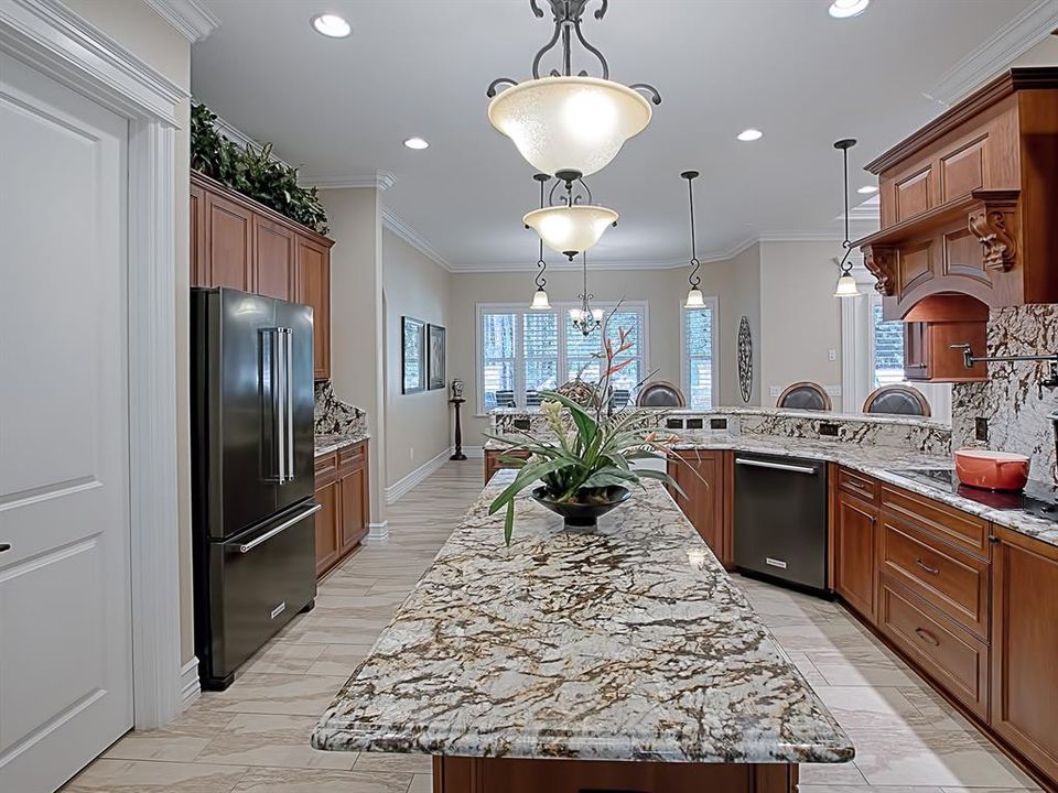 ANOTHER STUNNING KITCHEN VIEW, NOTICE ALL DOORS ON THIS HOME -CUSTOM TRIMMED