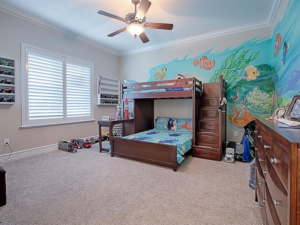 THIS GUEST BEDROOM HAS CARPET AND PLENTY OF ROOM FOR YOUR CREATIVE DESIGN