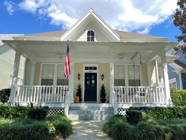 Exterior Front with Large Front Porch