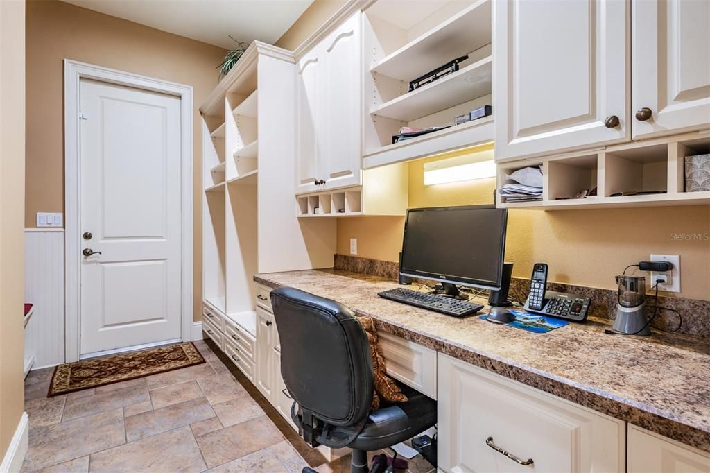 Central Command Station/Mud room as you enter from the garage