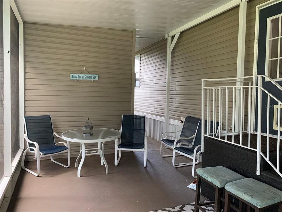 Back screened porch