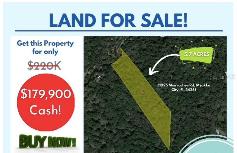 Recently Sold: $199,900 (5.70 acres)