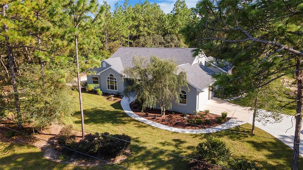 Aerial View of Home