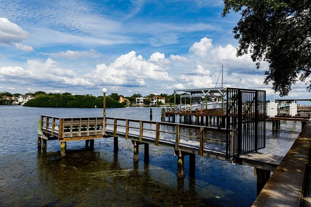 Deeded boat dock available for purchase. Not included in list price for the home.