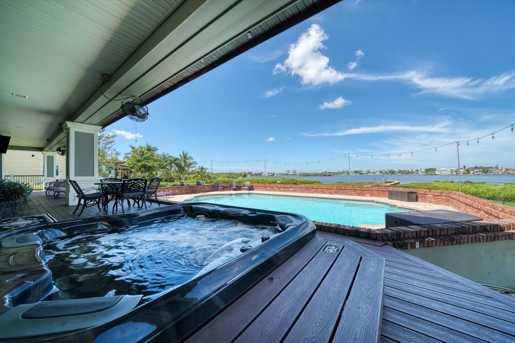 Enjoy the view as you relax and refresh in the hot tub!