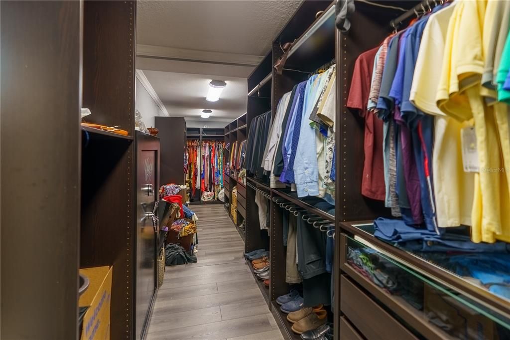 Huge walk in closet