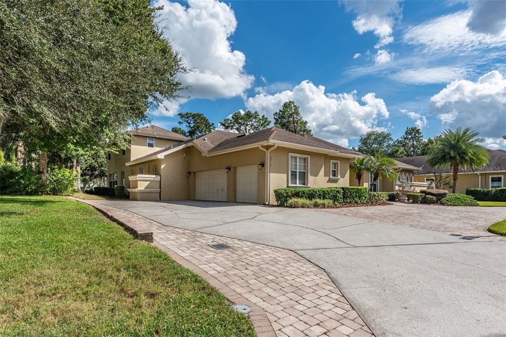 oversized 3 car side entry garage