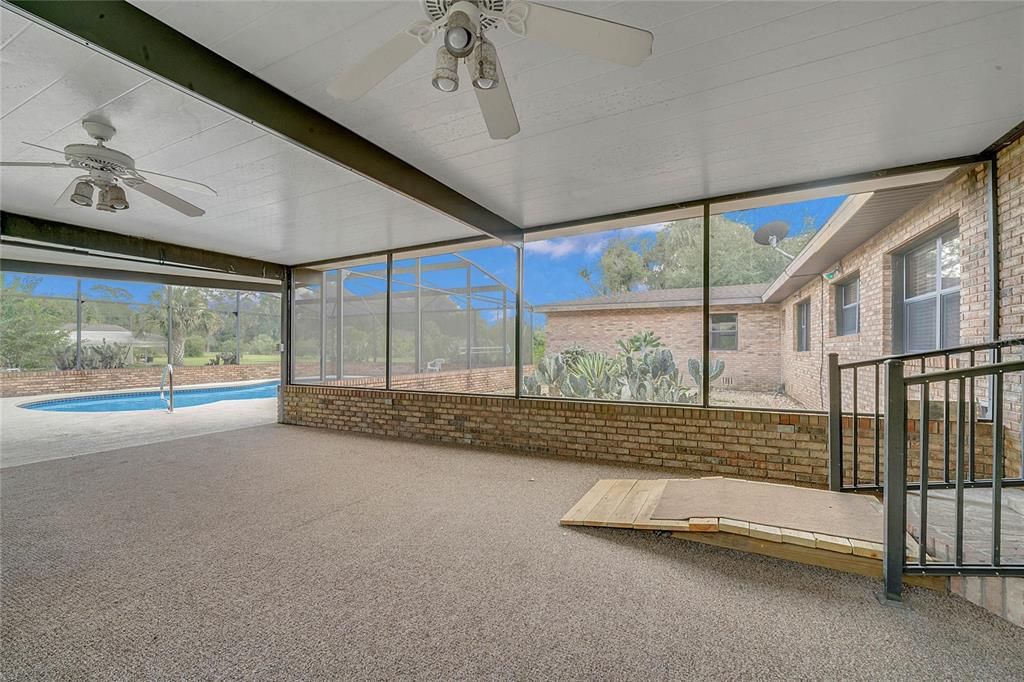 Screened porch