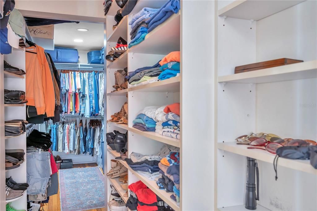 Over sized walk in closet