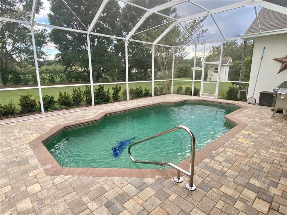 Screened and Paved Lanai with Heated Pool