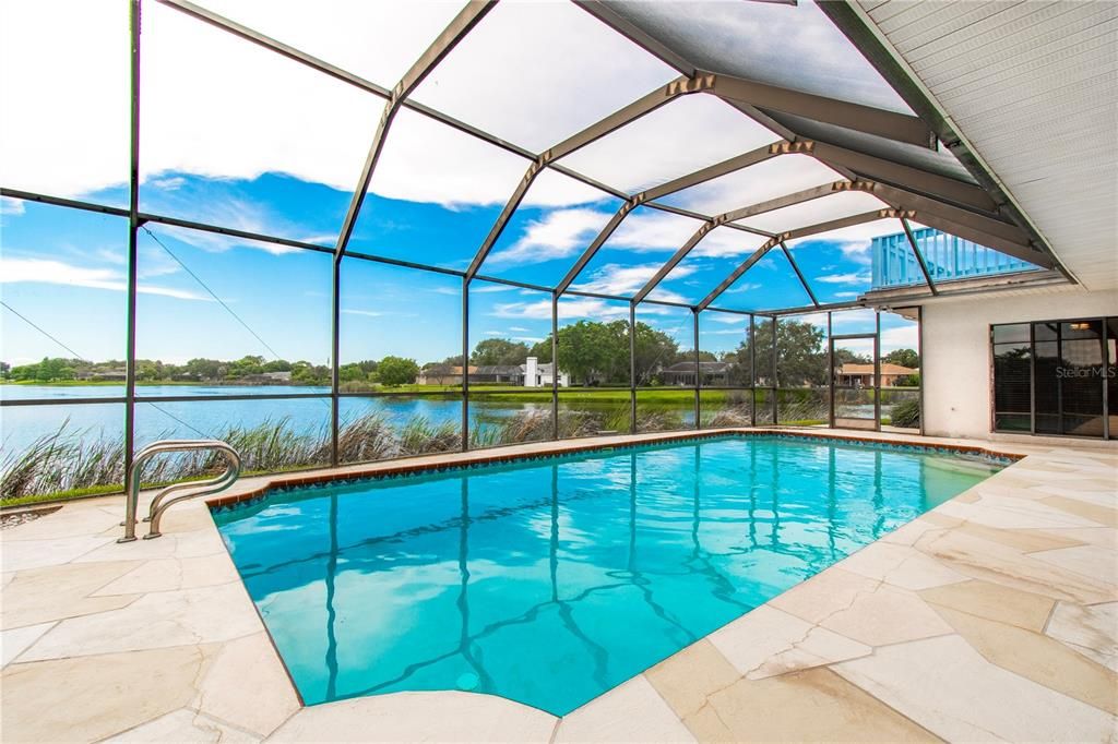 Large Screened Pool, Pool Deck, Covered Lanai, Plenty of Room for Outdoor Living and Dining