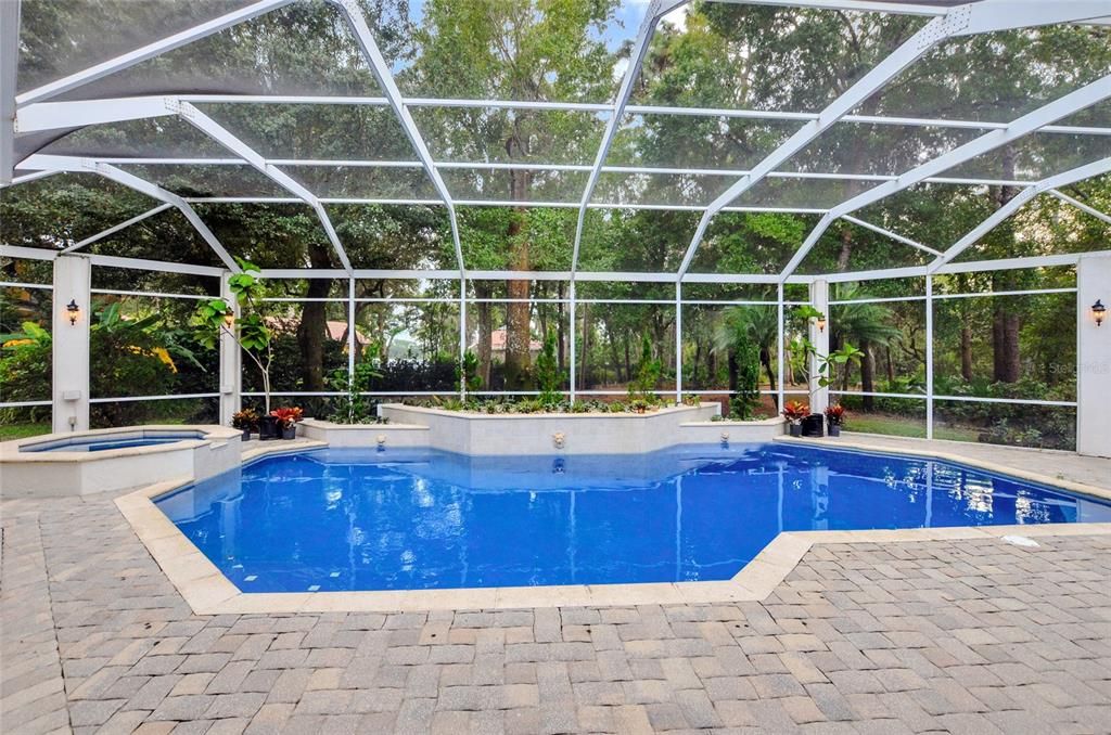 Pool with Wooded and Lake view! Huge private yard
