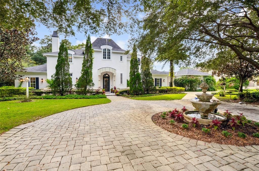 Breath taking French Mansion within the guard gated exclusive community of Stillwater