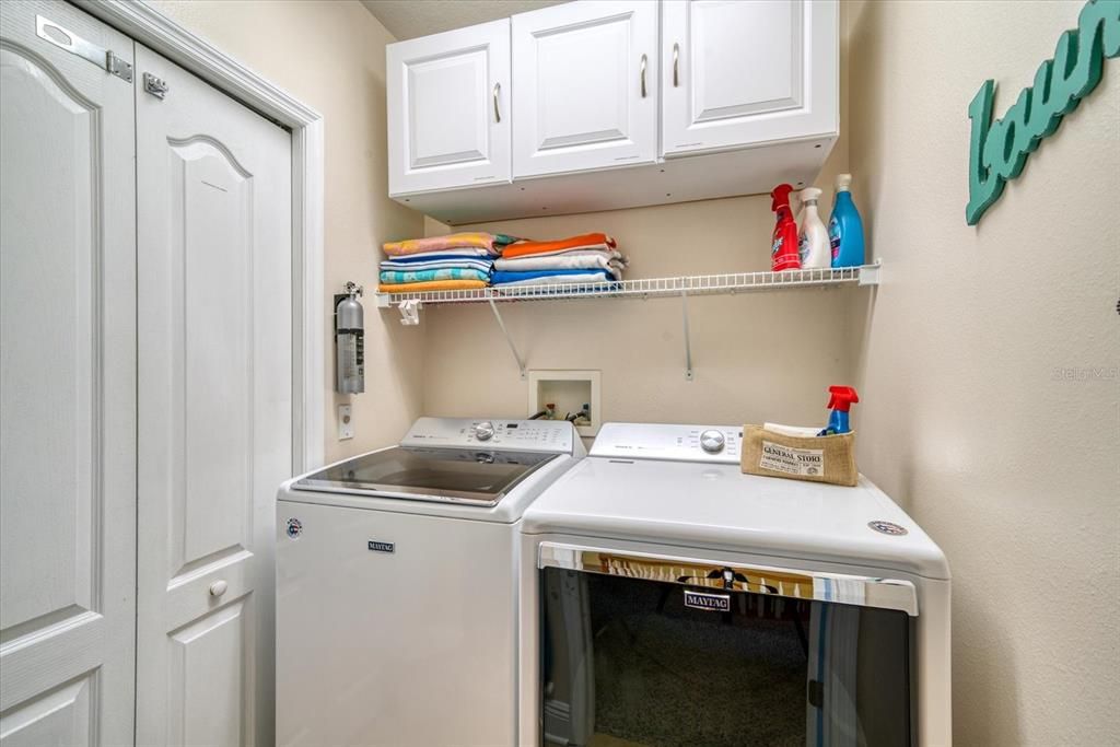 Spacious laundry with lots of storage - New High Capacity Washer/Dryer installed in 05/2019 with a 5yr Protection Plan!