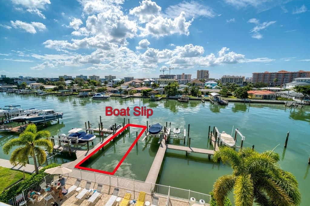 Boat Slip measures 15??? x 60??? and is pre-approved for a 30??? Boat.  New owners can apply for a Land Lease Modification through the Florida Department of Environmental Protection for approval of a larger boat.