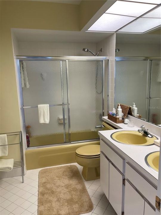 Guest bath on upper level