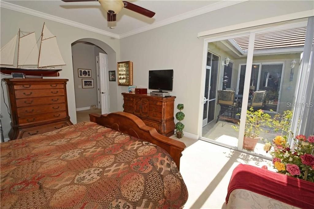 Master bedroom is large with sliding doors stepping out to the al fresco balcony.