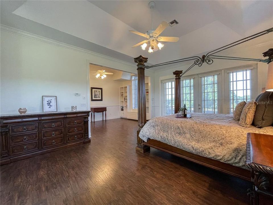 View into sitting room/office