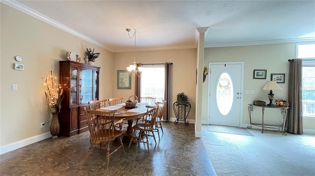 Dining room from kitchen