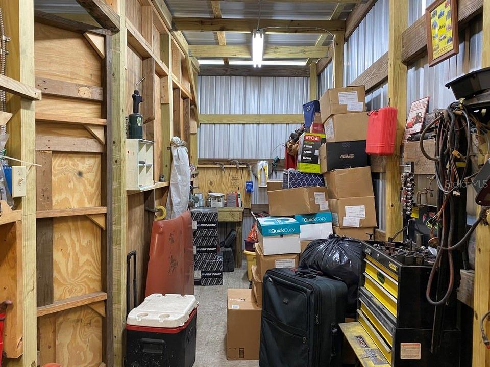 STORAGE ROOM WITHIN WORKSHOP