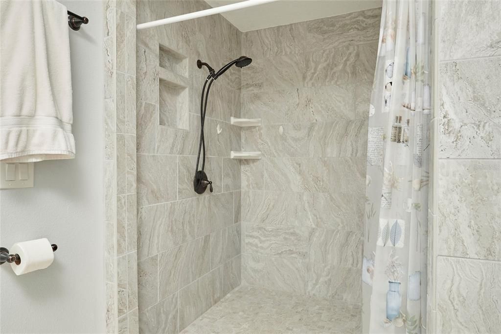 Beautiful shower in master ensuite